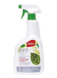 3 in 1 Garden Spray Insecticide / Miticide / Fungicide RTU 1L