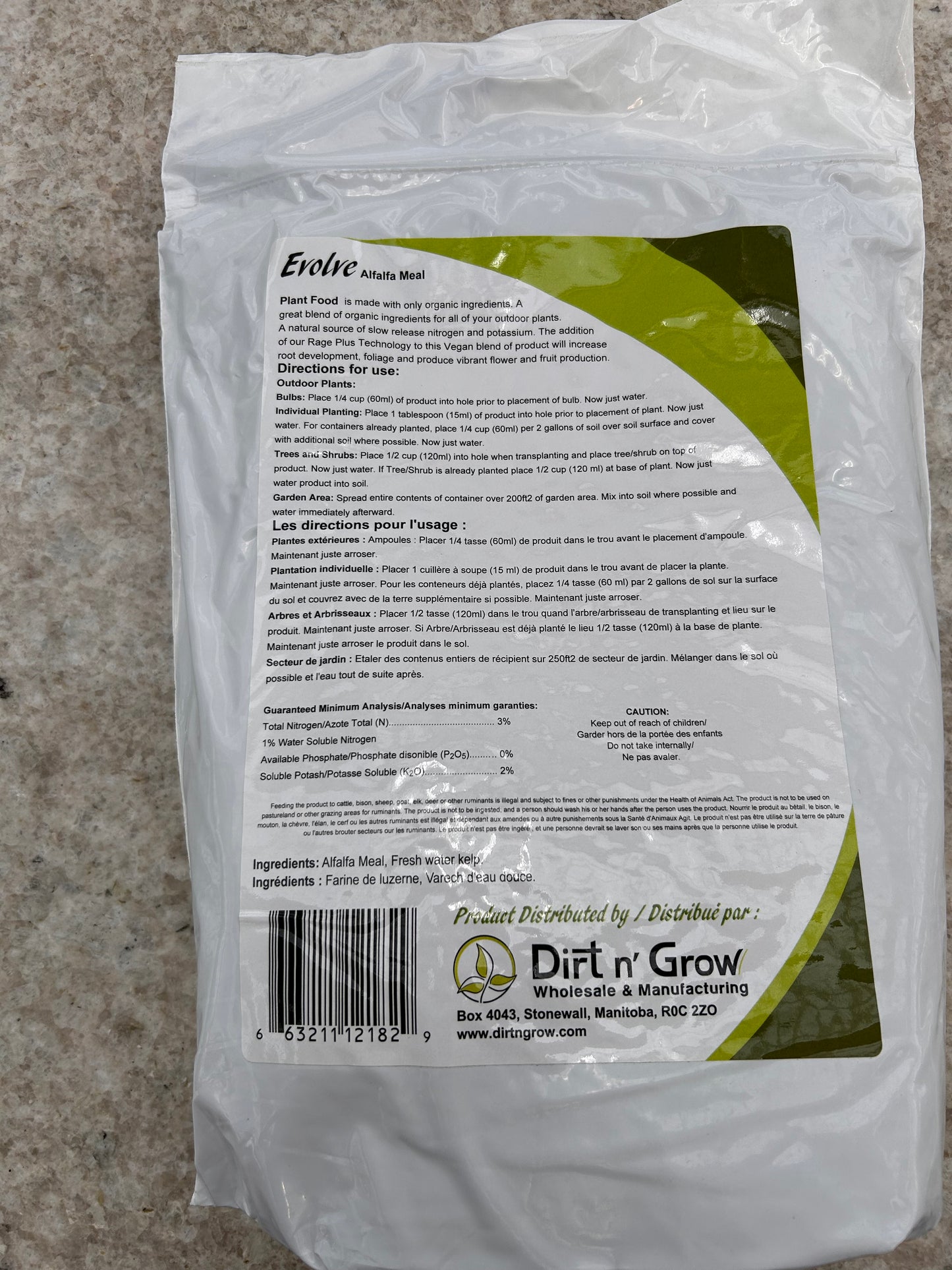 Evolve Alfalfa Plus 3-0-2