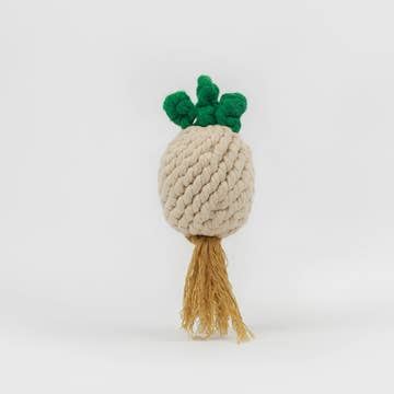Handmade Fruit & Veggie Rope Toys – Chewable, All-Natural Play for Dogs
