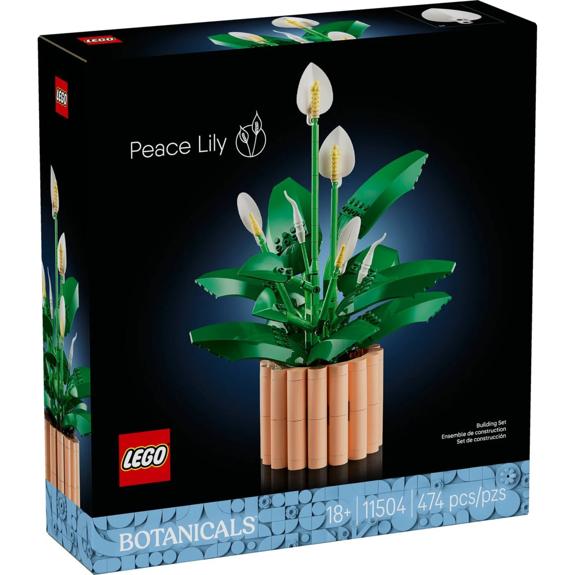 LEGO Botanicals Peace Lily 11504 building set box front