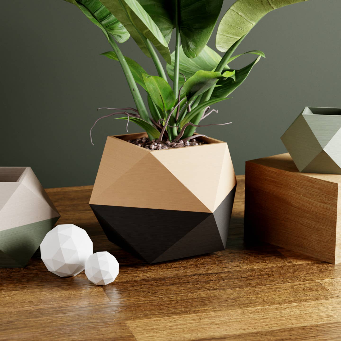 Ico Planter – Modern Geometric Indoor Plant Pot