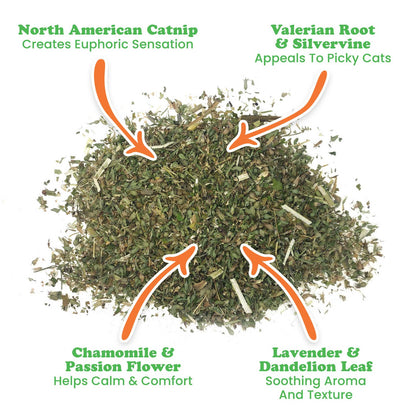 Catnip Pawty Mix – Festive Herbal Blend for Ultimate Feline Fun