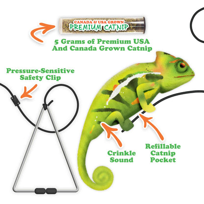 Jump 'n' Jamb – Jouet à bascule rechargeable à l'herbe à chat caméléon