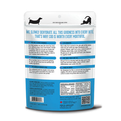 Cod Skin Dehydrated Pet Treats – High-Protein, Low-Calorie Crunch for Healthy Pets