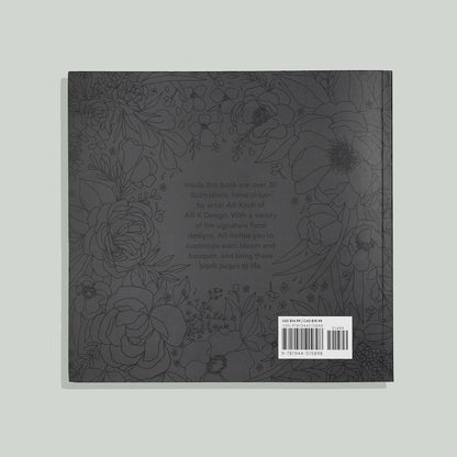 Bloom Adult Coloring Book – Relaxing Floral Designs with Bonus Velvet Pages