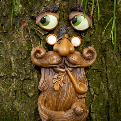 Tree Face Bird Feeder – Outdoor Garden Tree Decor