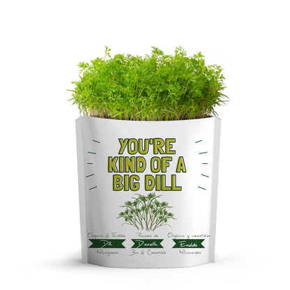 You’re Kind of a Big Dill Microgreens Grow Card | Giftagreen