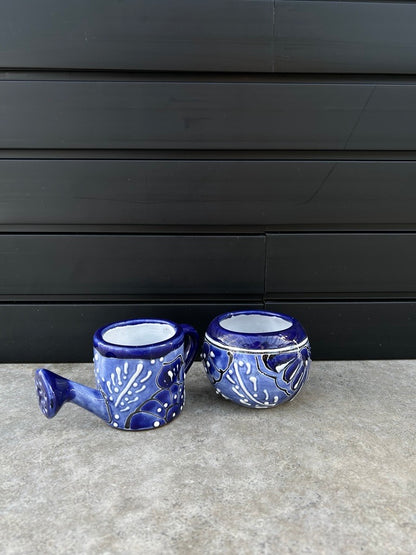 Mexican Planters – Hand-Painted Terracotta Pots with Vibrant Folk Art Designs
