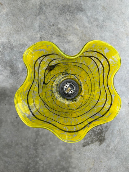 Glass Flower Lamp – Artistic Floral Light for Home Décor