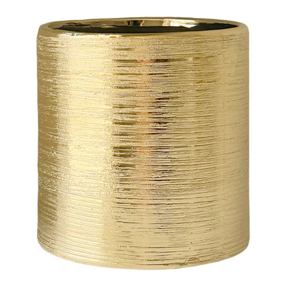 Etched Gold Pot