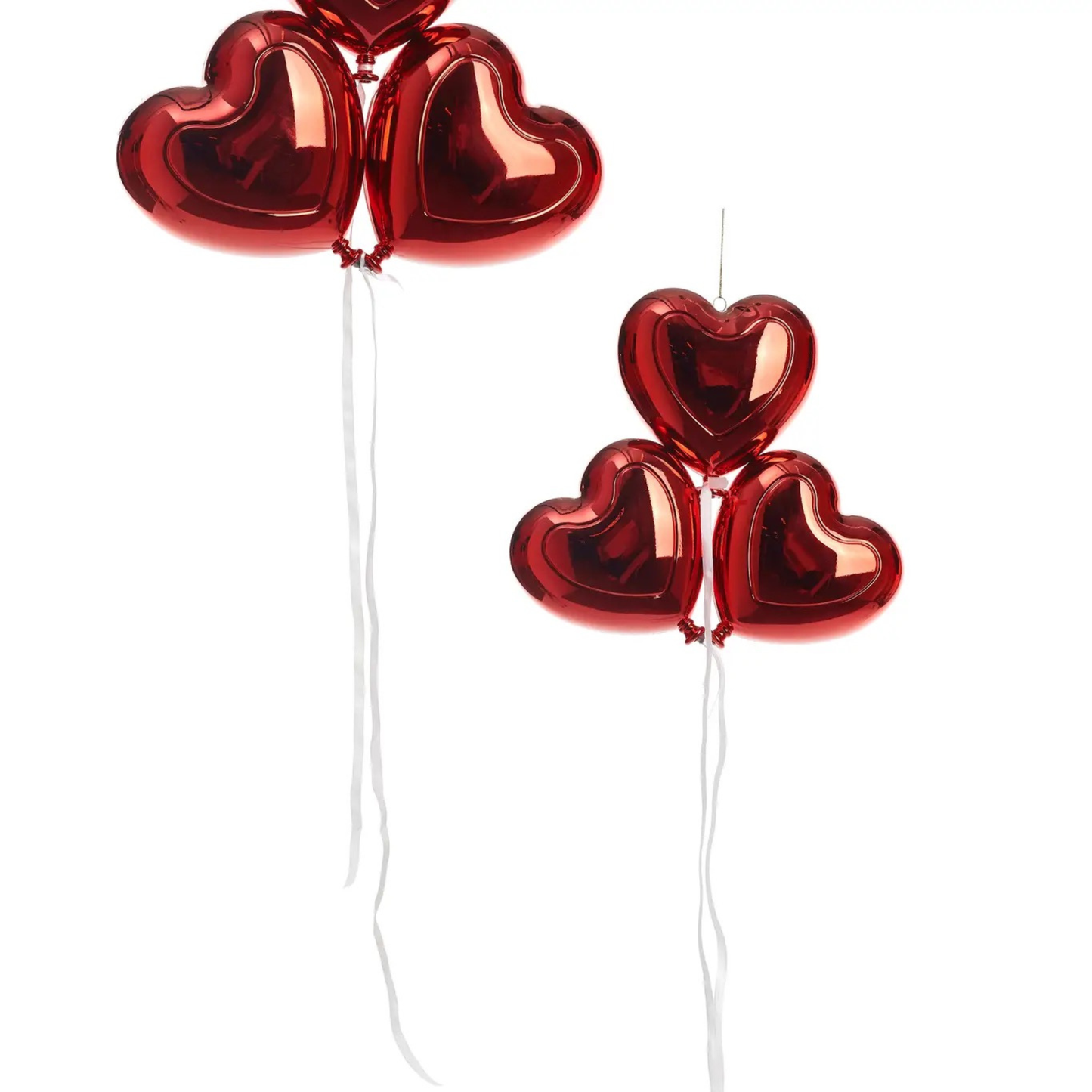 Hanging Heart Ornament Trio